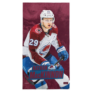 Colorado Avalanche Nathan Mackinnon NHL Beach Towel 30X60 Inches