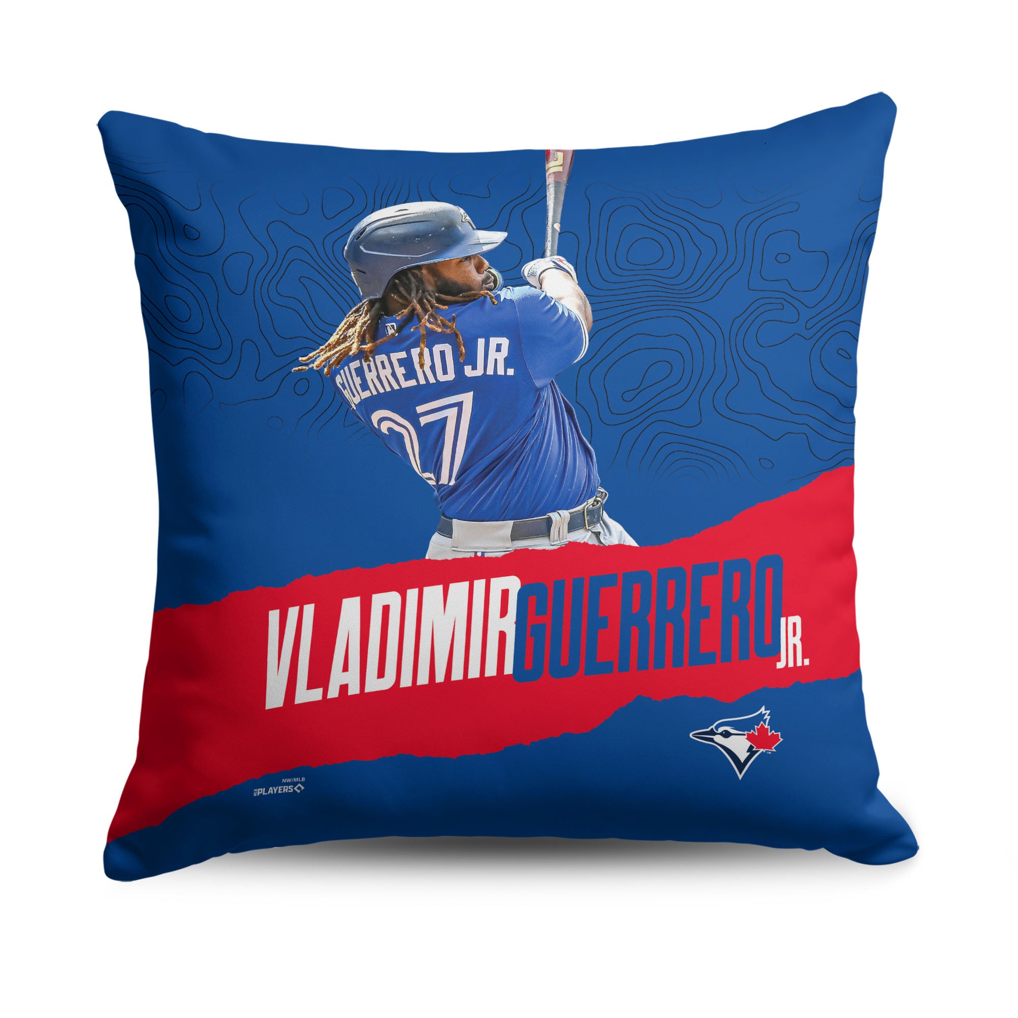 MLB Vladamir Guerrero Jr Player Throw Pillow 18 x 18 Inches