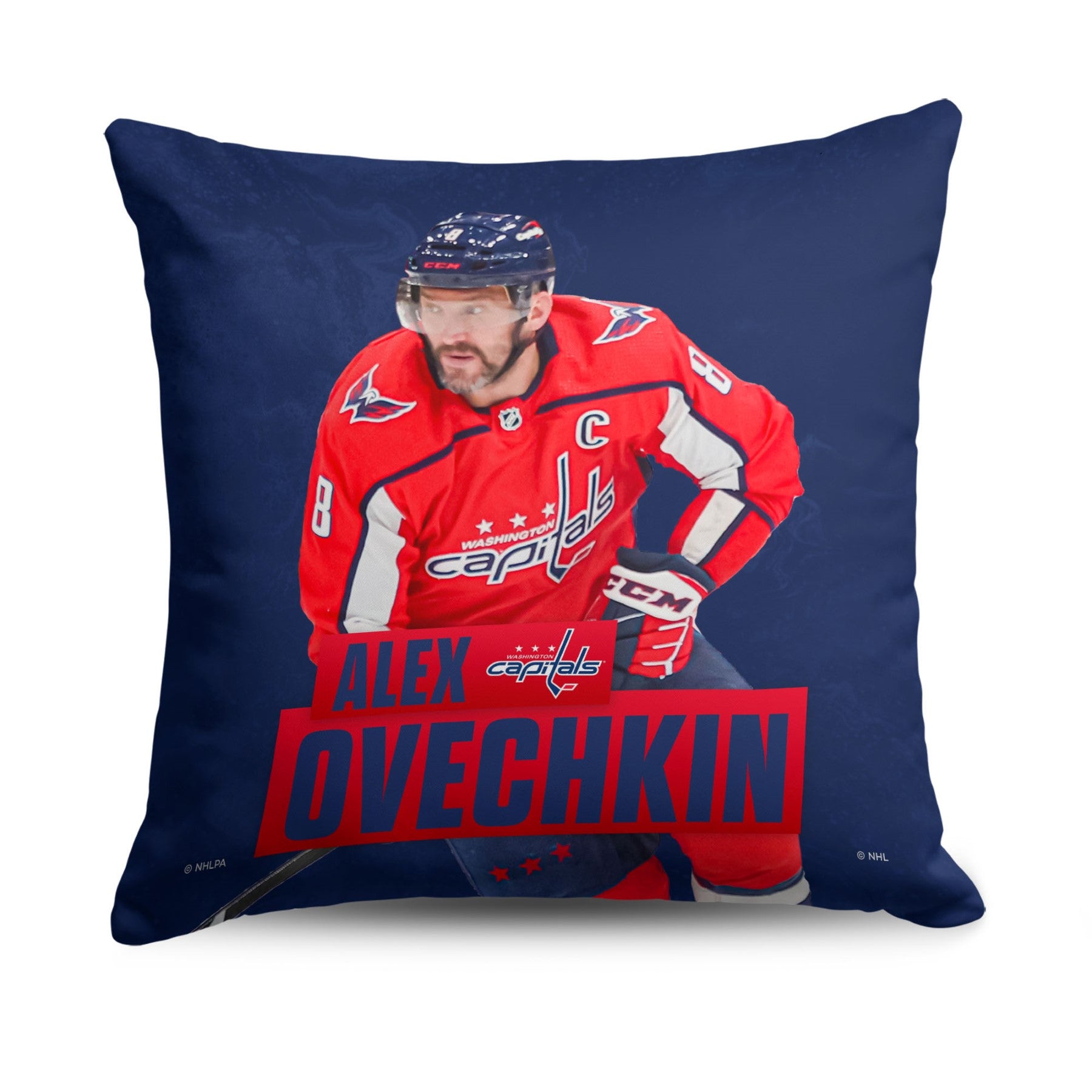 Washington Capitals Alex Ovechkin NHL Throw Pillow 18X18 Inches