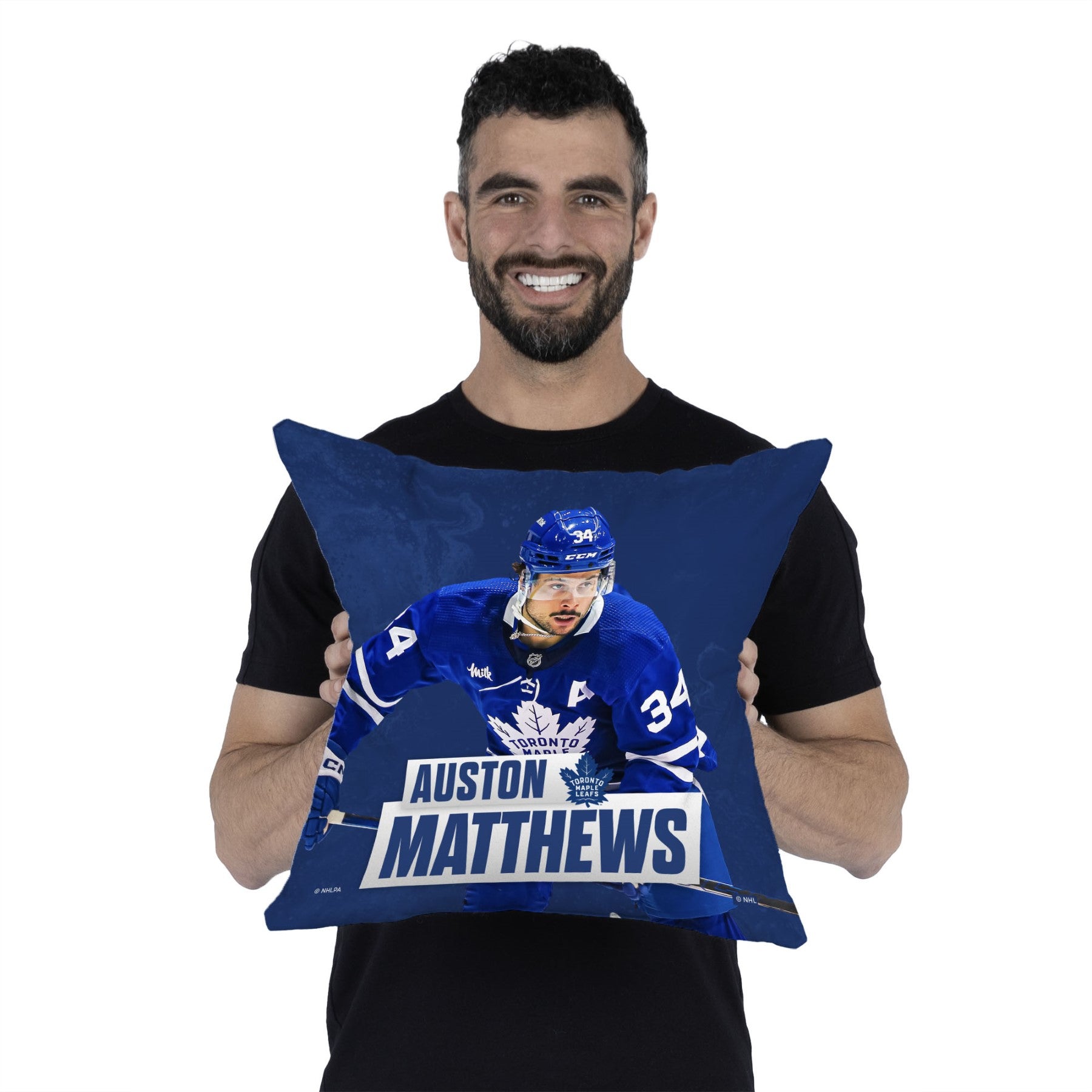 Toronto Maple Leafs Auston Matthews NHL Throw Pillow 18X18 Inches