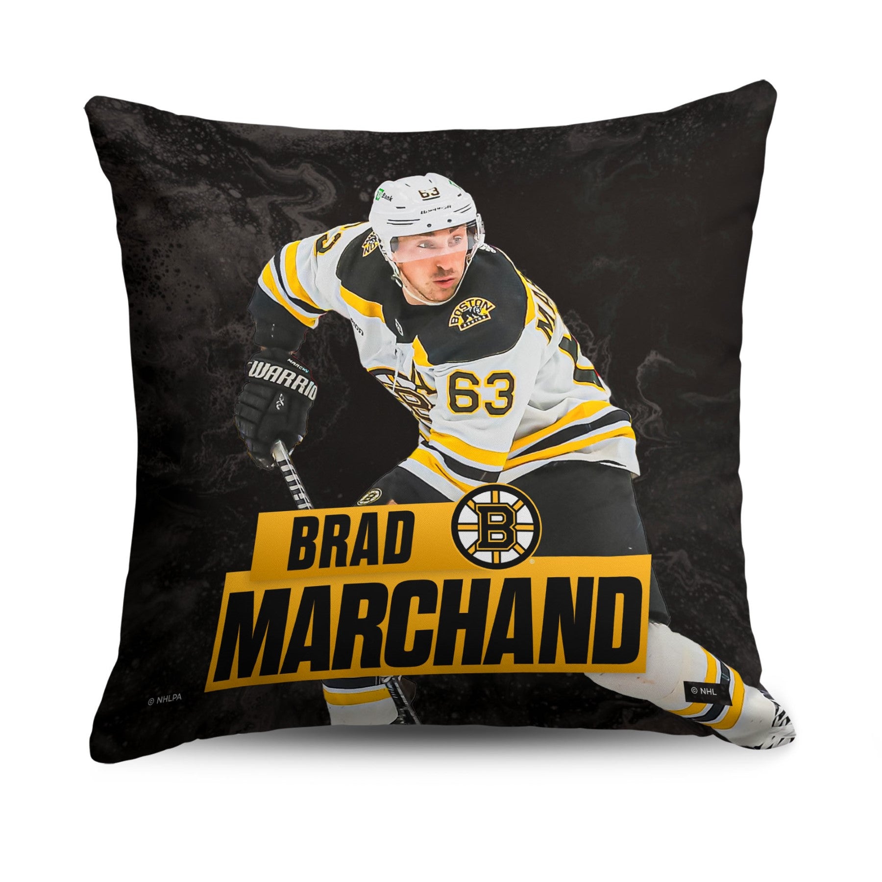 Boston Bruins Brad Marchand NHL Throw Pillow 18X18 Inches