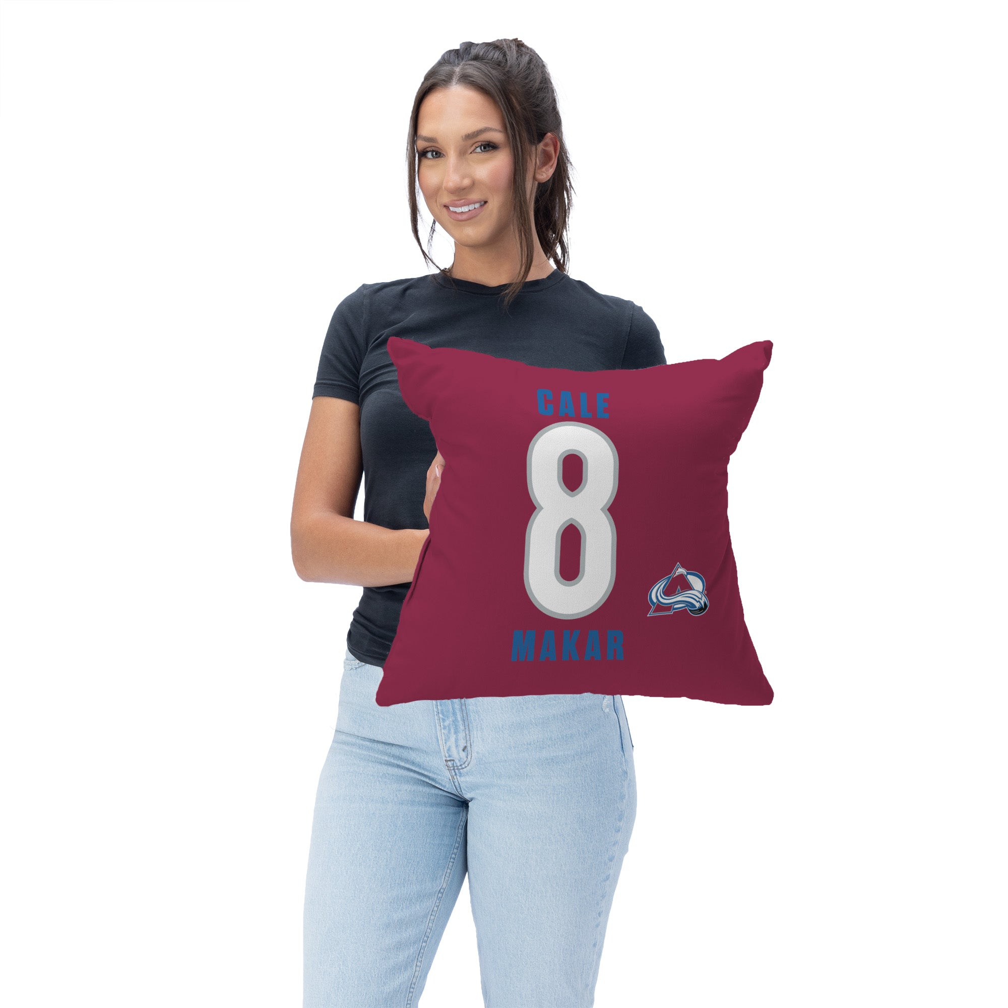 Colorado Avalanche Cale Makar NHL Throw Pillow 18X18 Inches