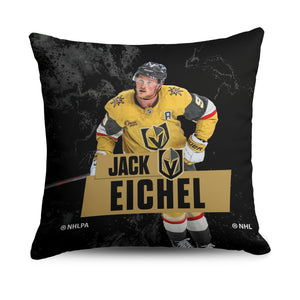 Vegas Golden Knights Jack Eichel NHL Throw Pillow 18X18 Inches