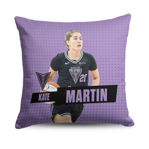 Golden State Valkyries Kate Martin Throw Pillow 18×18 inches