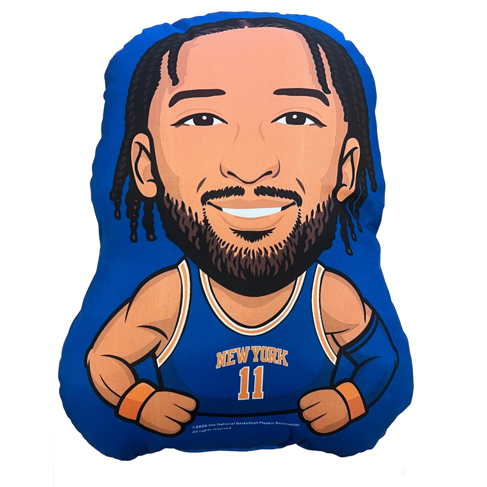 New York Knicks Jalen Brunson 2026 NBA Finals MVP Celly Emoji Pillow