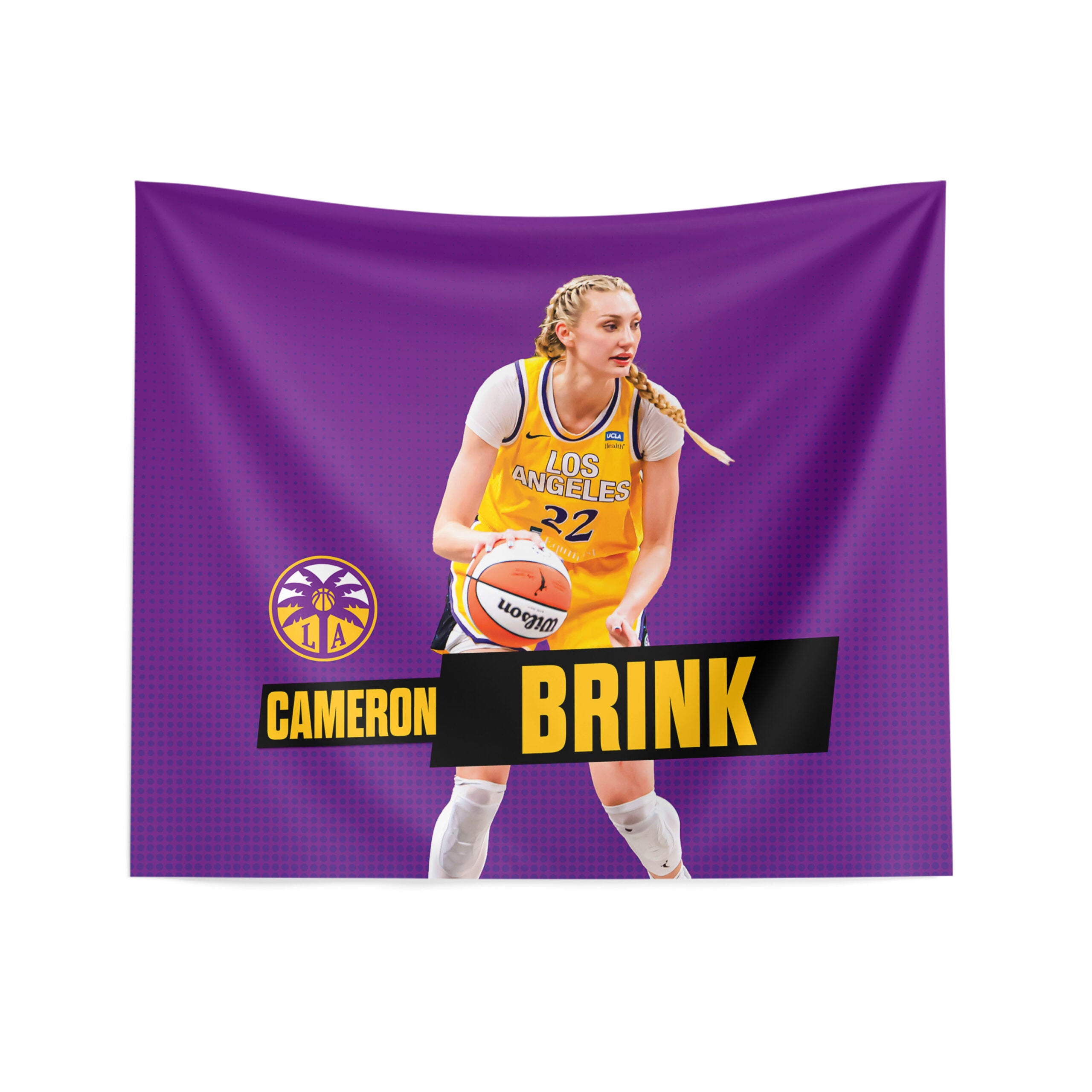 Los Angeles Sparks Cameron Brink Wall Hanging 34×40 inches