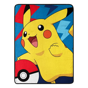 Pokemon Quick Capture Micro Raschel Throw Blanket 46x60 Inches