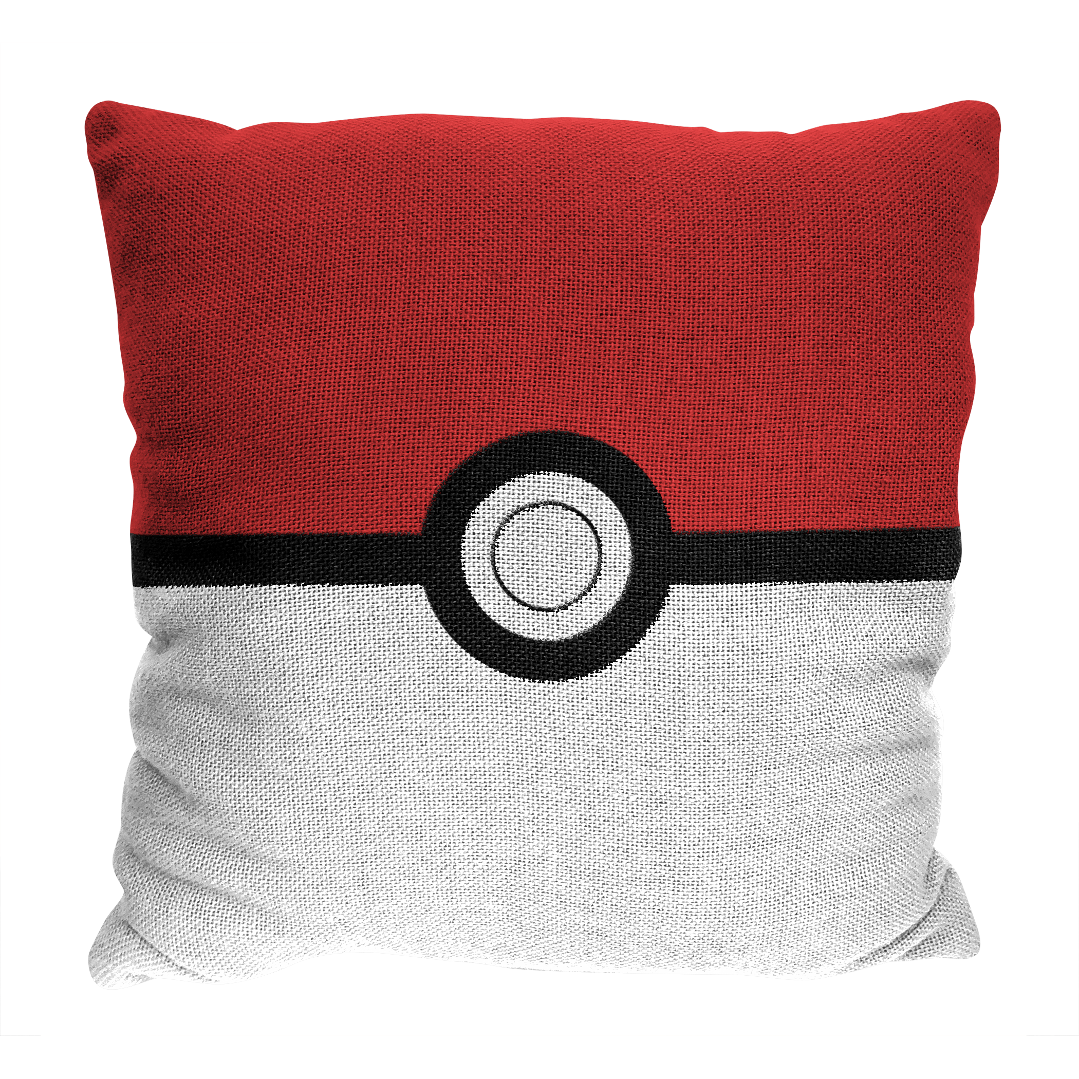 Pokemon Poke Ball Jacquard Throw Pillow 20x20 Inches