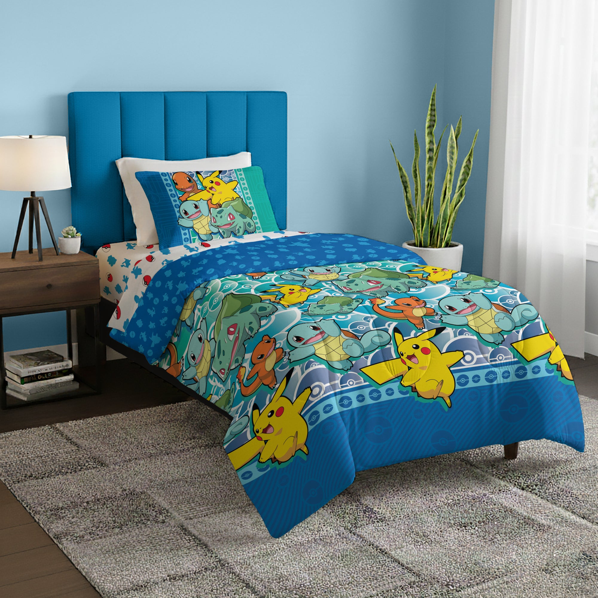 Pokemon First Starters Bed In A Bag Set Twin