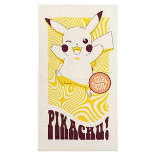 Pokemon Groovy Pika Microfiber Beach Towel 30x60 inches