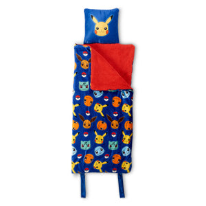 Pokemon Bring The Battle Slumber Bag with Sherpa, 27×56 inches