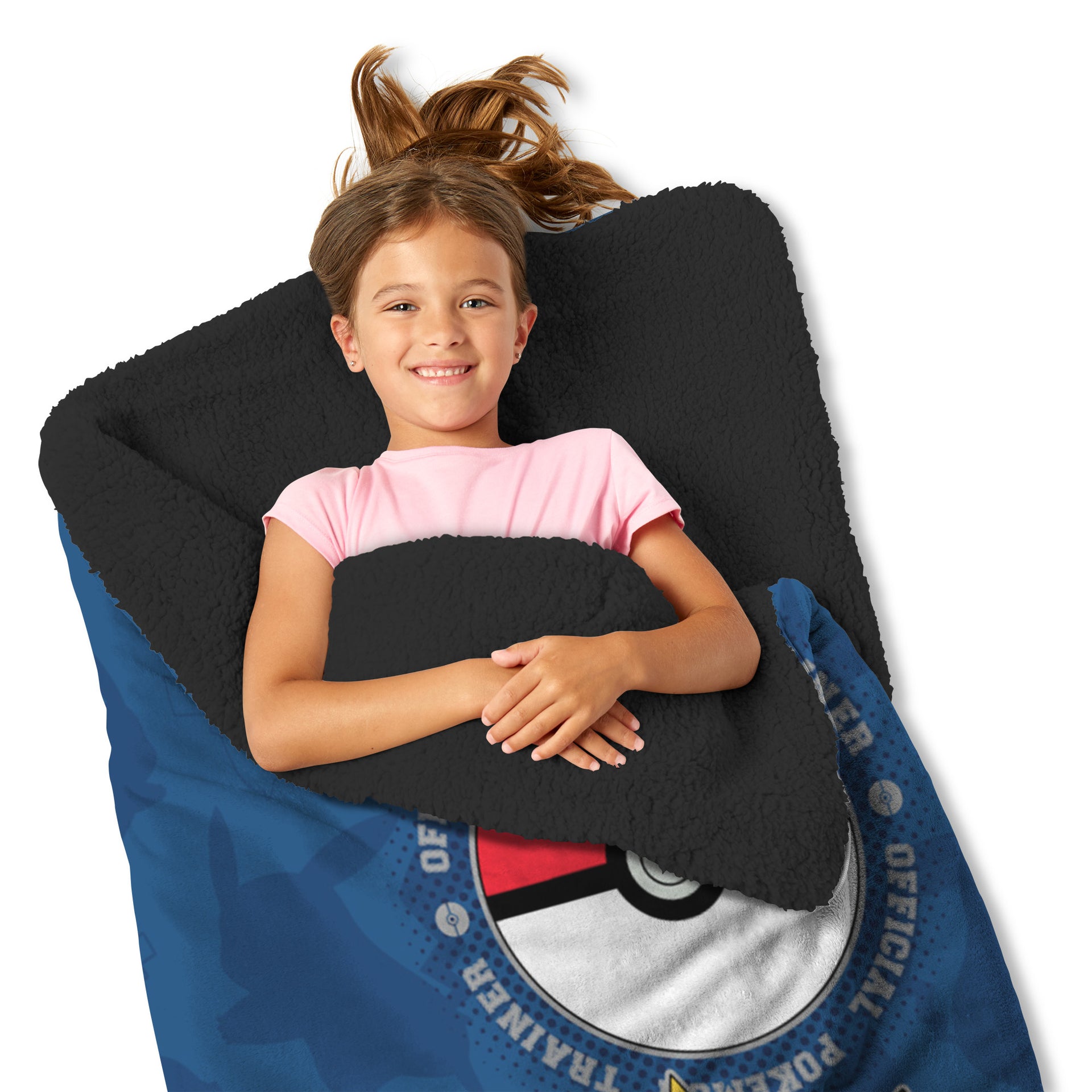 pokemon schlafsack Pokemon Training Center Silk Touch Throw Blanket Sherpa Slumber Bag 27x56 Inches