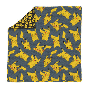 Pokemon Pika Pose Queen Quilted Blanket 90x90 inches