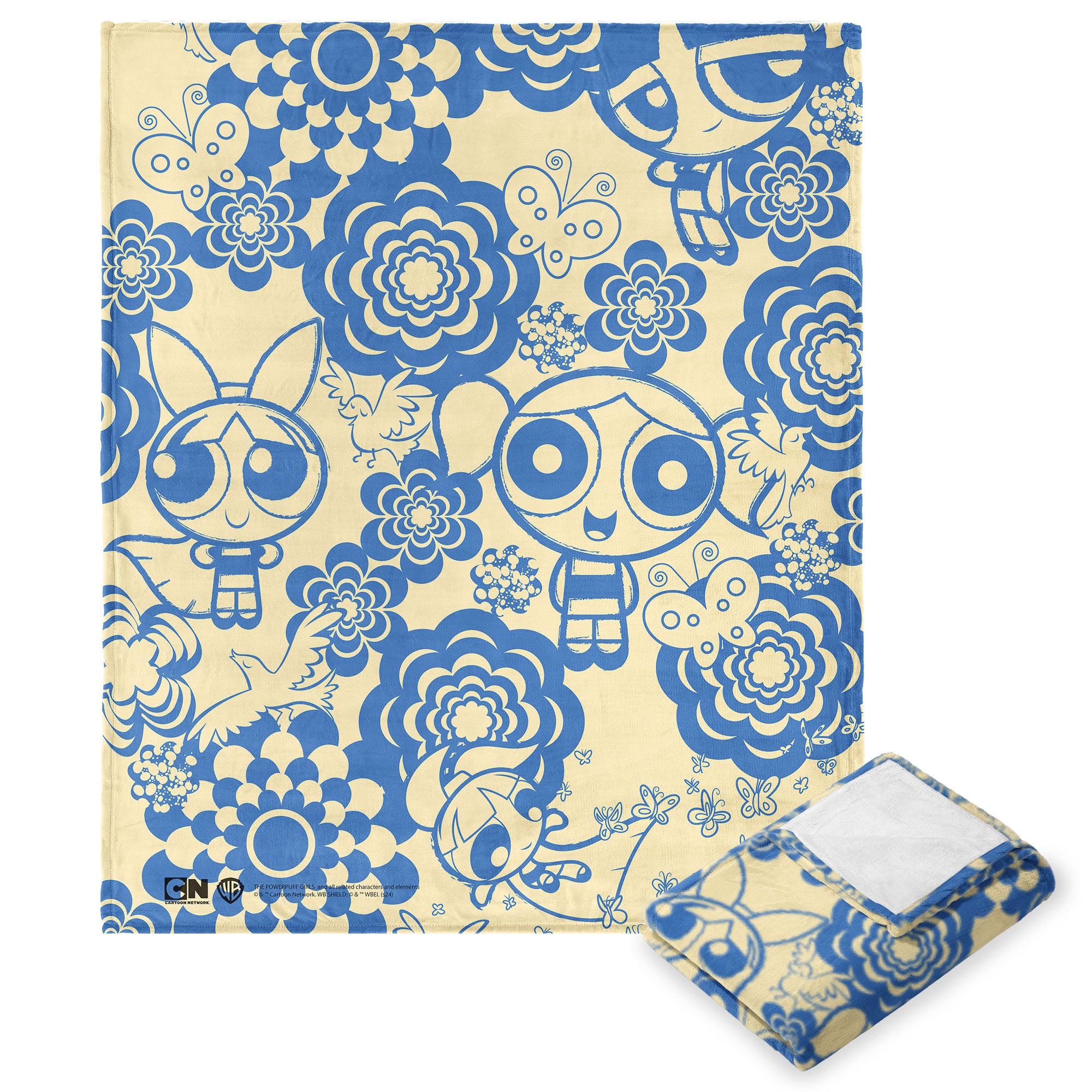 Warner Bros. Powerpuff Girls Dream Scheme Silk Touch Blanket 40x50 Inches
