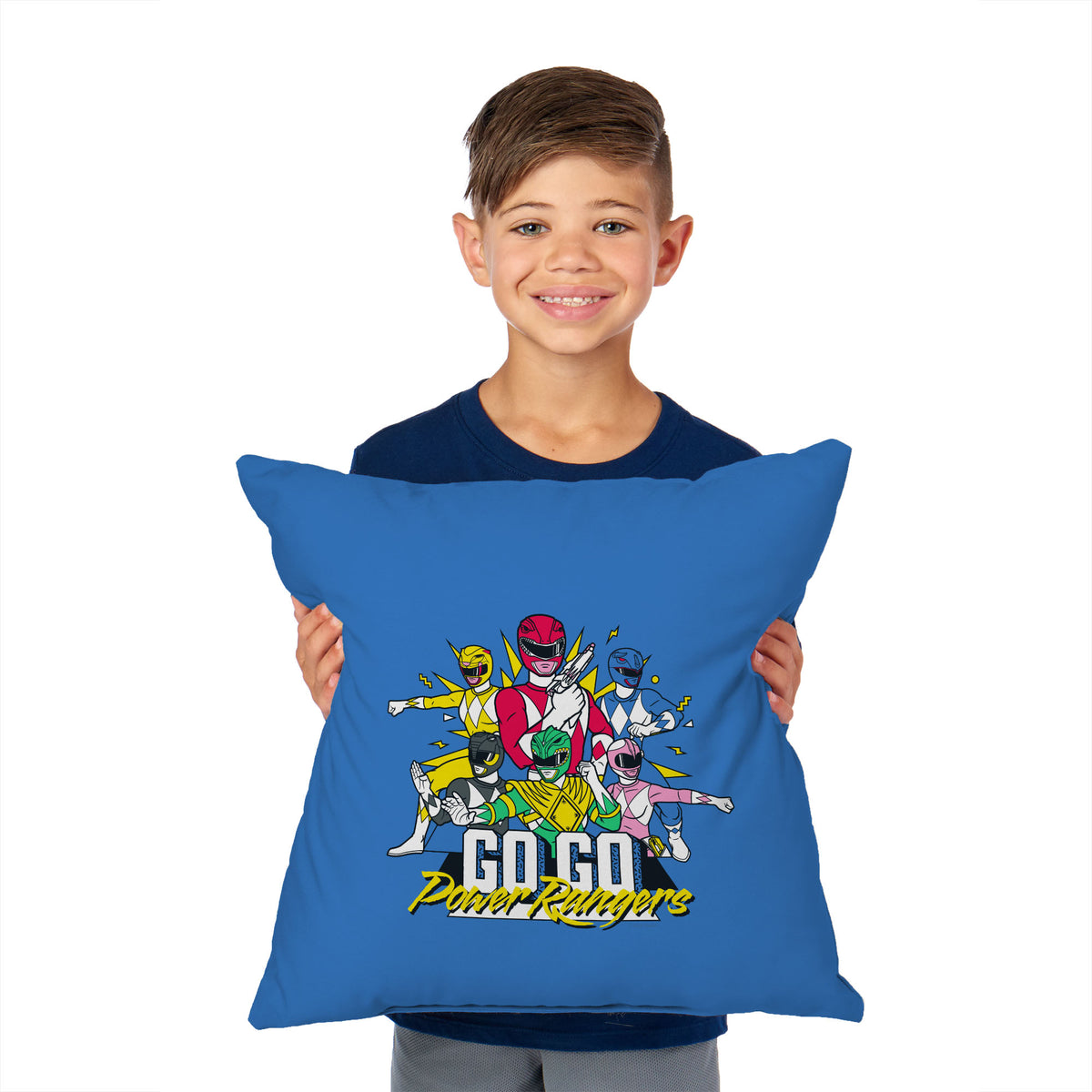 Power Ranger Pillow Hasbro Power Rangers Go Go Power Rangers Throw Pillow 18X18 Inches