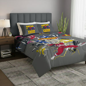 Power Rangers Morphin Time Reversible Full Bed in a Bag Set