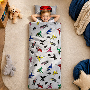 Power Rangers Go Rangers Slumber Bag with Sherpa
