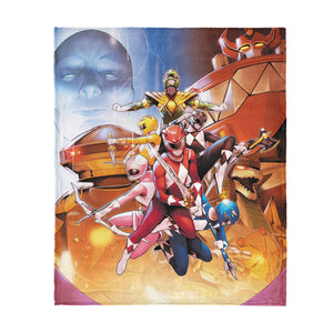 Hasbro Power Rangers Vintage Rangers Silk Touch Throw Blanket 40X50 Inches