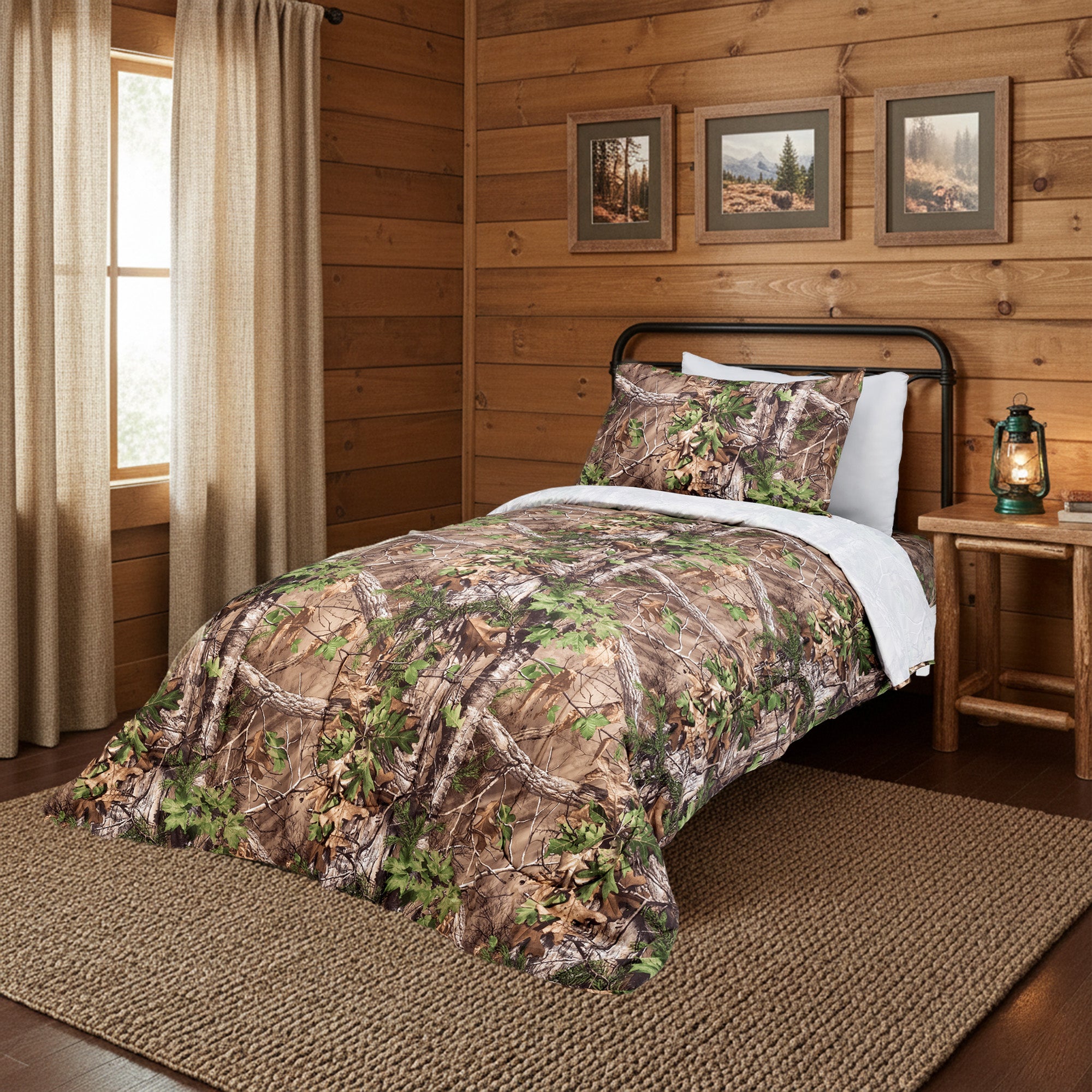 Realtree Xtra Green Camo Twin Bed in Bag Set