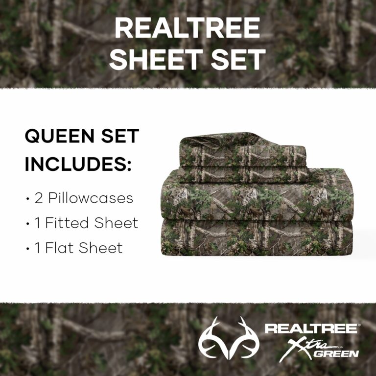 Realtree Extra Realtree Extra Green Camo Sheet Set Queen