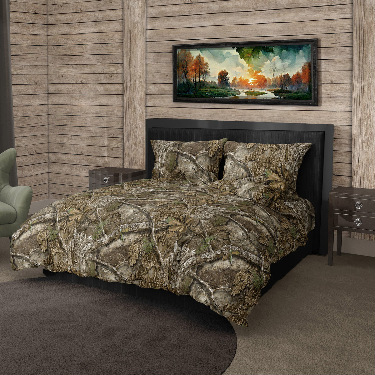 Realtree APX Full Bed In Bag Set