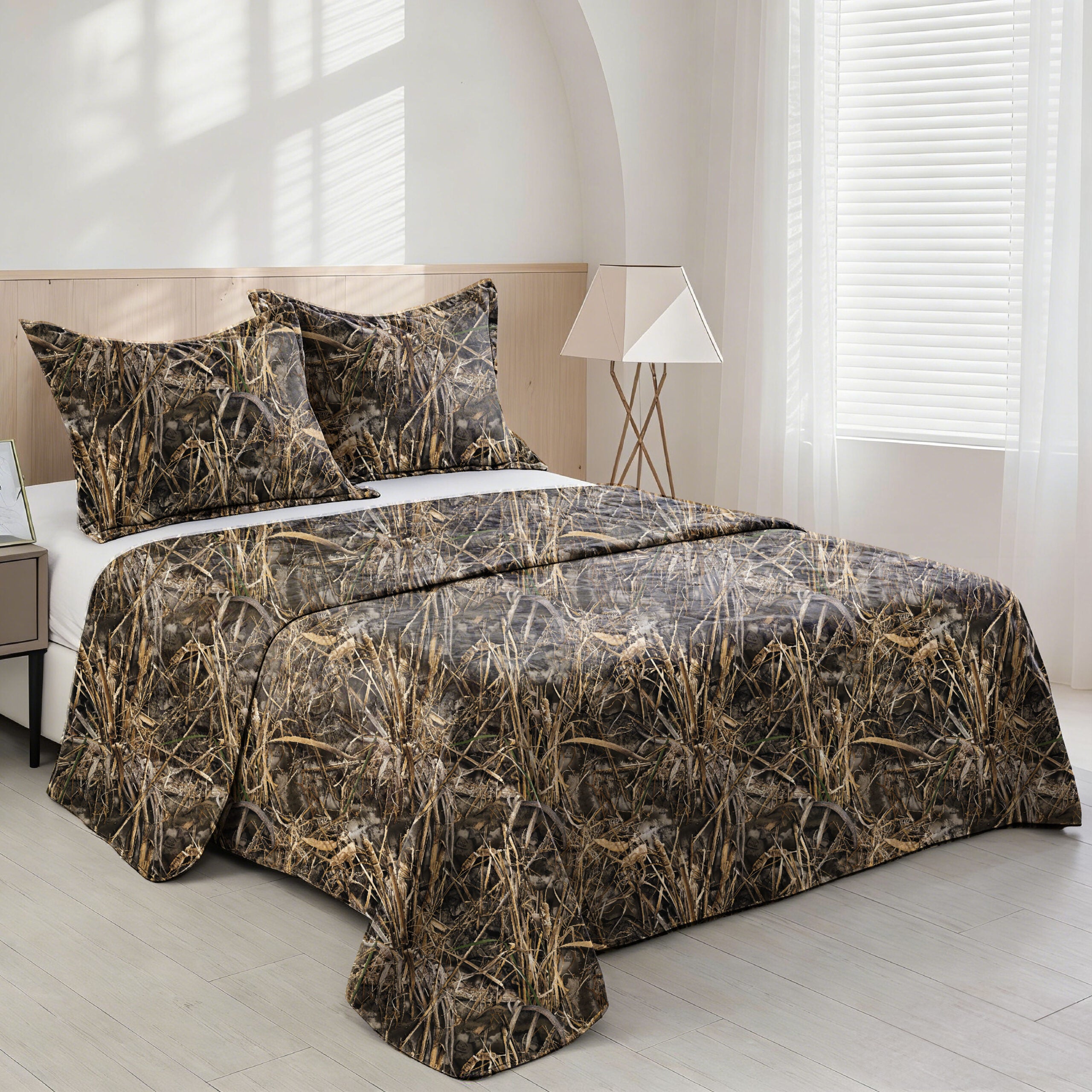 Realtree MAX 7 3PC Full/Queen Quilt Set 90x90 inches