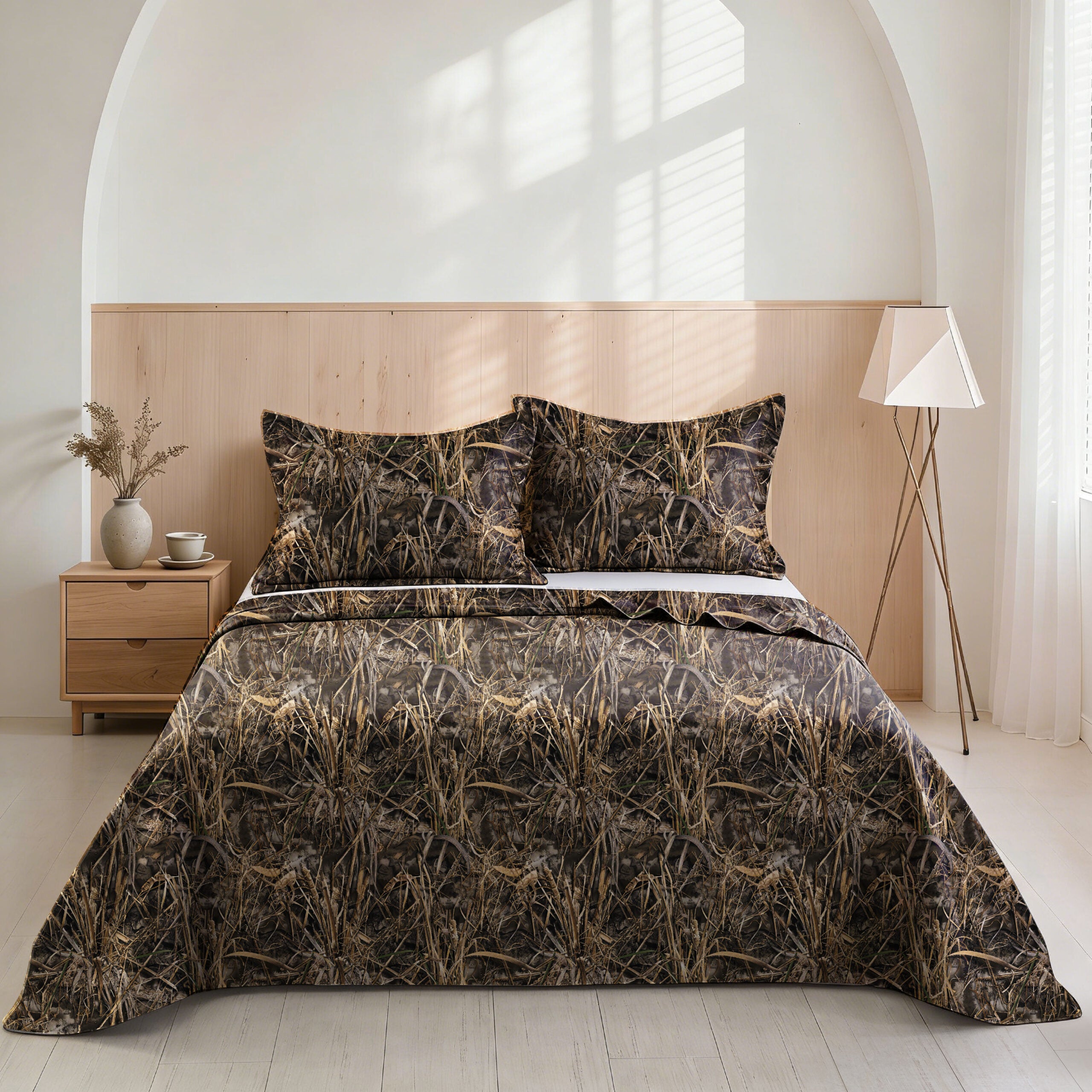 Realtree MAX 7 3PC Full/Queen Quilt Set 90x90 inches