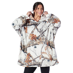 Realtree APX Snow Silk Touch Hoodler 32 x 28.5 inches
