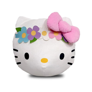 Hello Kitty Hello Flowers Round Cloud Pillow 11