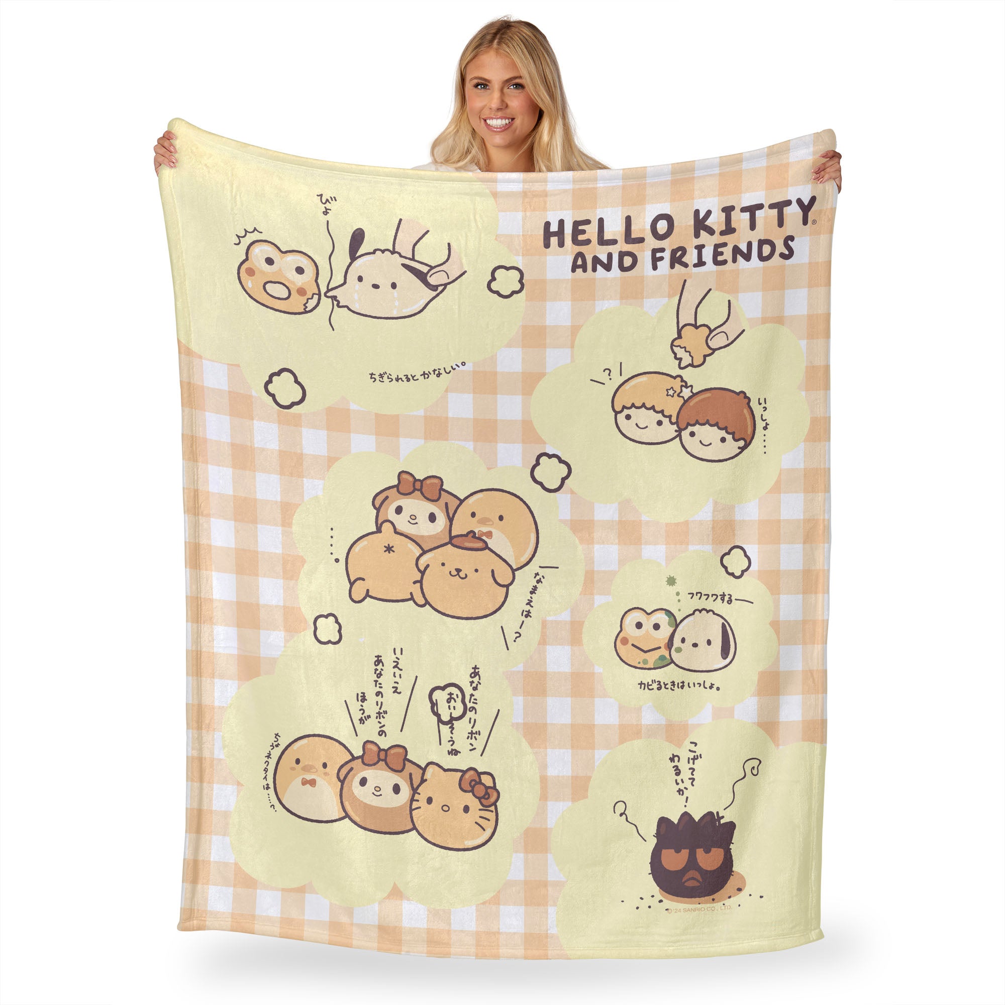 Sanrio Hello Kitty & FriendsThe Bakery Silk Touch Throw Blanket 40X50 Inches