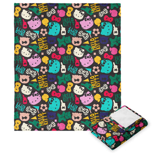 Sanrio Hello Kitty & Friends Friends Collage Silk Touch Throw Blanket 40X50 Inches