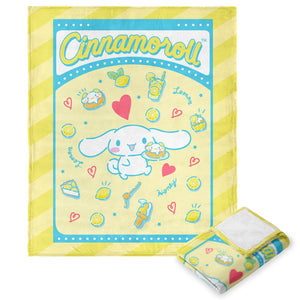 Sanrio Cinnamoroll Cinna Summer Silk Touch Throw Blanket 40X50 Inches