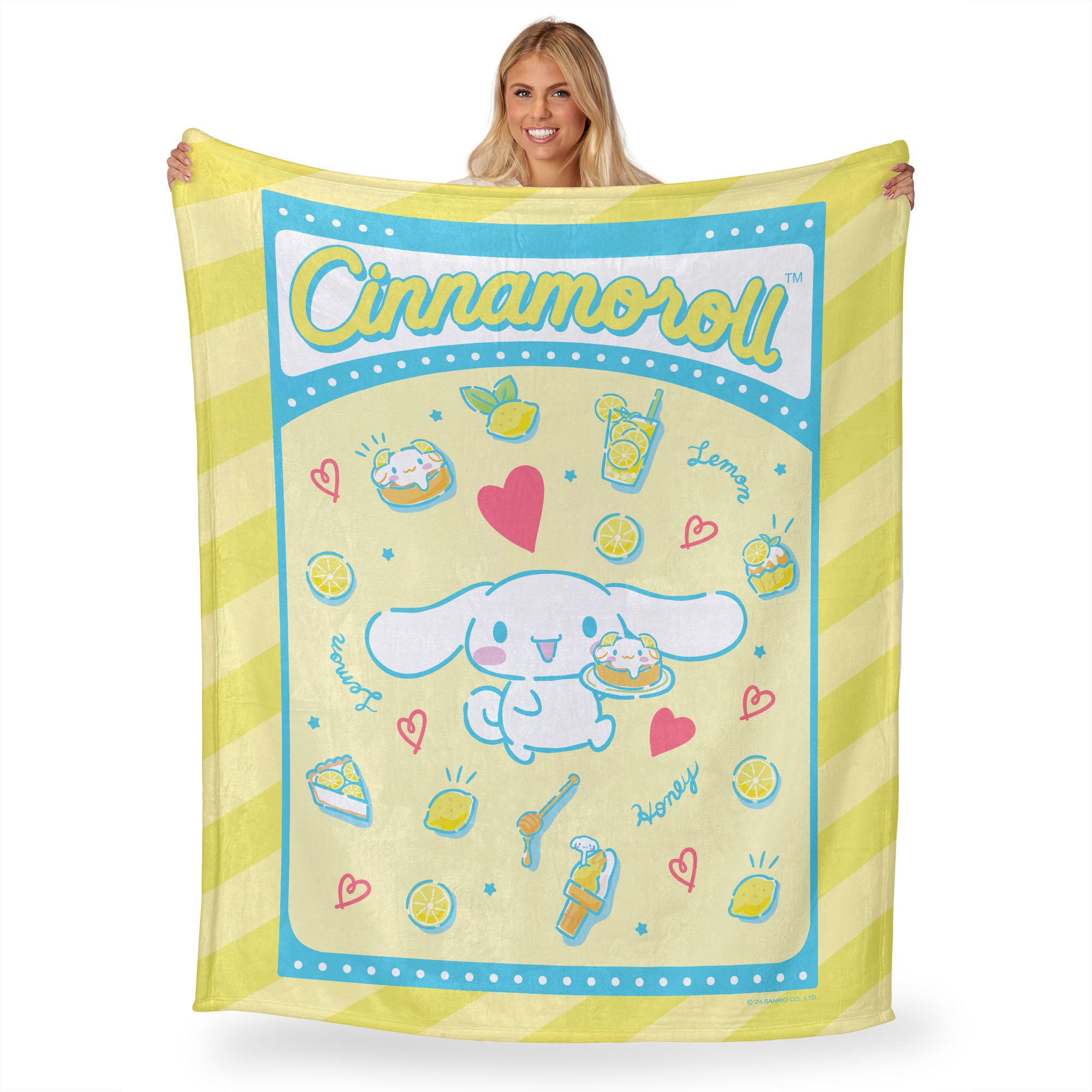 Sanrio Cinnamoroll Cinna Summer Silk Touch Throw Blanket 40X50 Inches