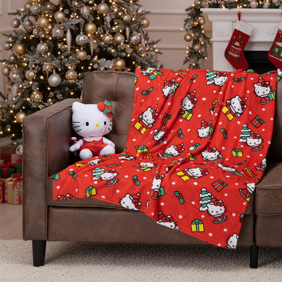 Hello Kitty Throw Blankets