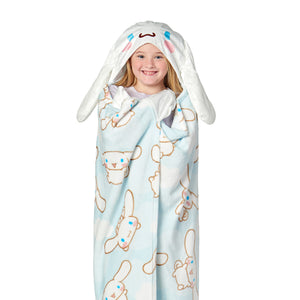 Cinnamoroll Clouds Hooded Throw 40×50 inches