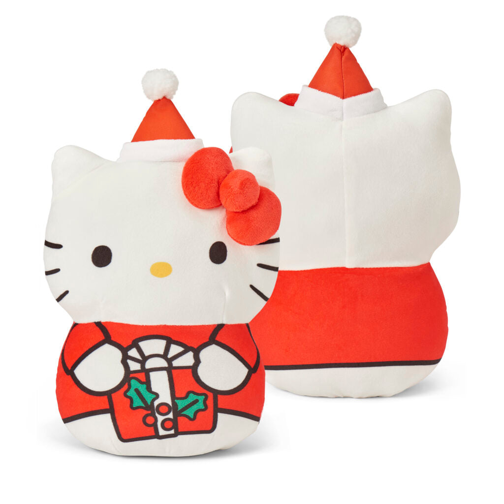 Hello Kitty Santa Sweet 11 inch Character Hugger and 40 x 50 inch Throw Blanket Set