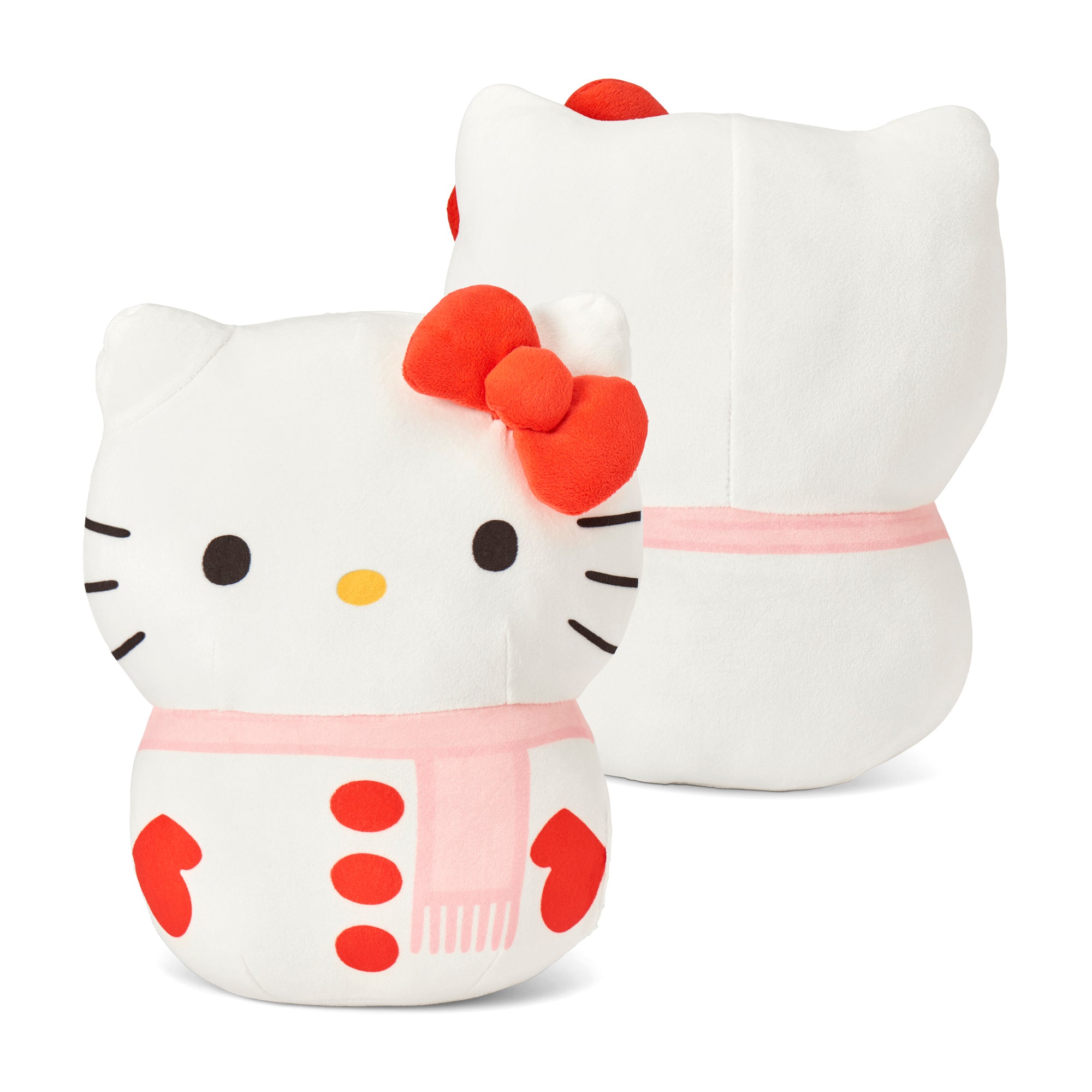 Hello Kitty Snow Merry 11 inch Character Hugger and 40 x 50 inch Throw Blanket Set