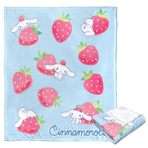 Sanrio Cinnamoroll Berry Lovable Silk Touch Throw Blanket 50X60 Inches