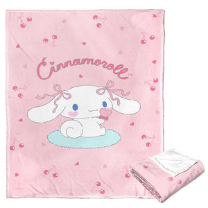 Sanrio Cinnamoroll Sweet As Can Be Silk Touch Throw Blanket 50X60 Inches