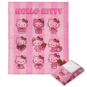 Sanrio Hello Kitty Sweetie Treats Silk Touch Throw Blanket 50X60 Inches