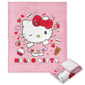 Sanrio Hello Kitty Super Sweet Silk Touch Throw Blanket 50X60 Inches