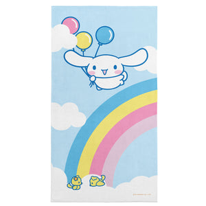 Sanrio Cinnamoroll Balloon Fly Beach Towel 30X60 Inches