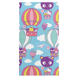 Sanrio Hello Kitty & Friends Hot Air Trip Beach Towel 30X60 Inches