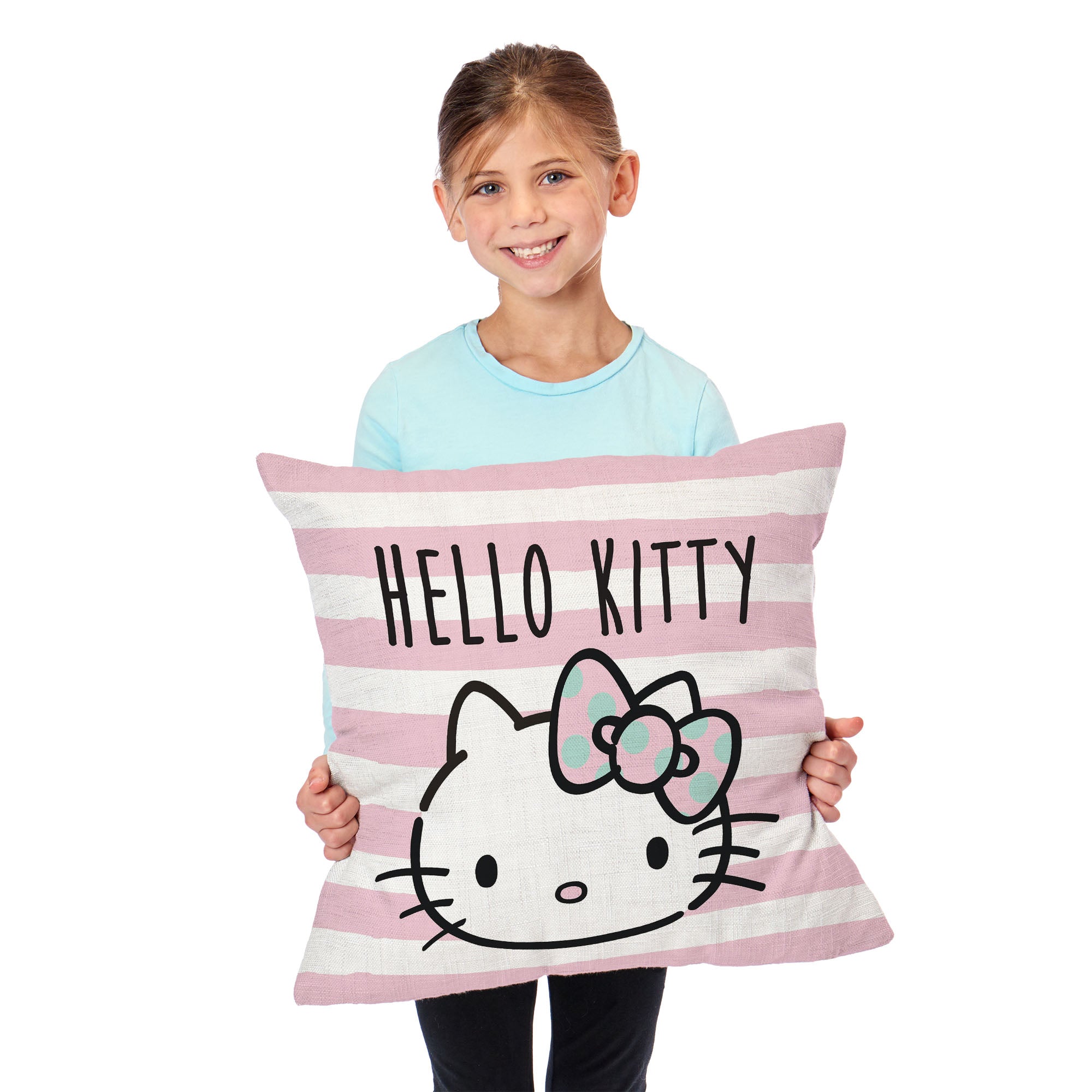 Sanrio Hello Kitty Kitty Head Throw Pillow 18X18