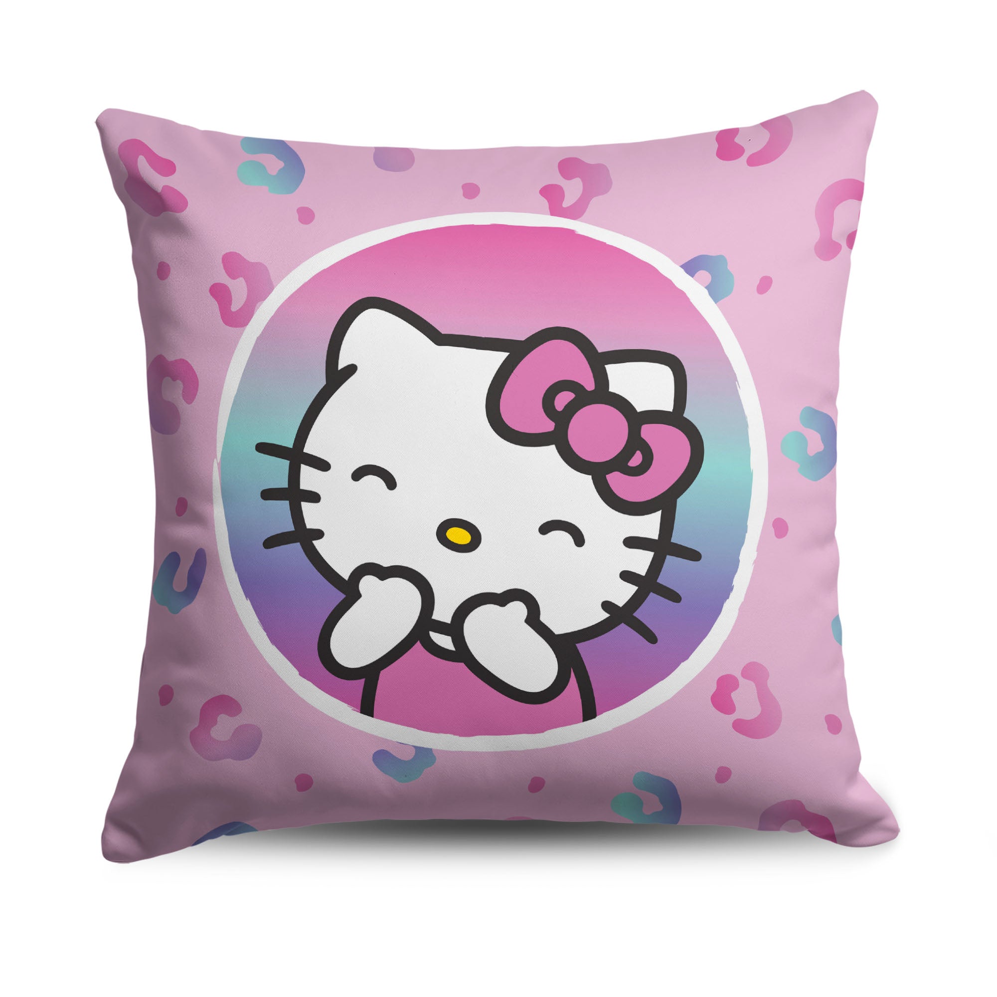 Sanrio Hello Kitty Giggle Kitten Throw Pillow 18X18