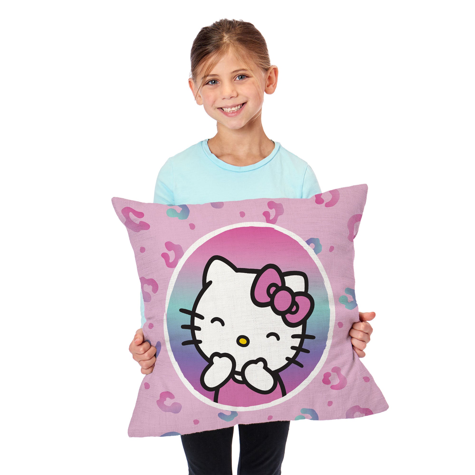 Sanrio Hello Kitty Giggle Kitten Throw Pillow 18X18