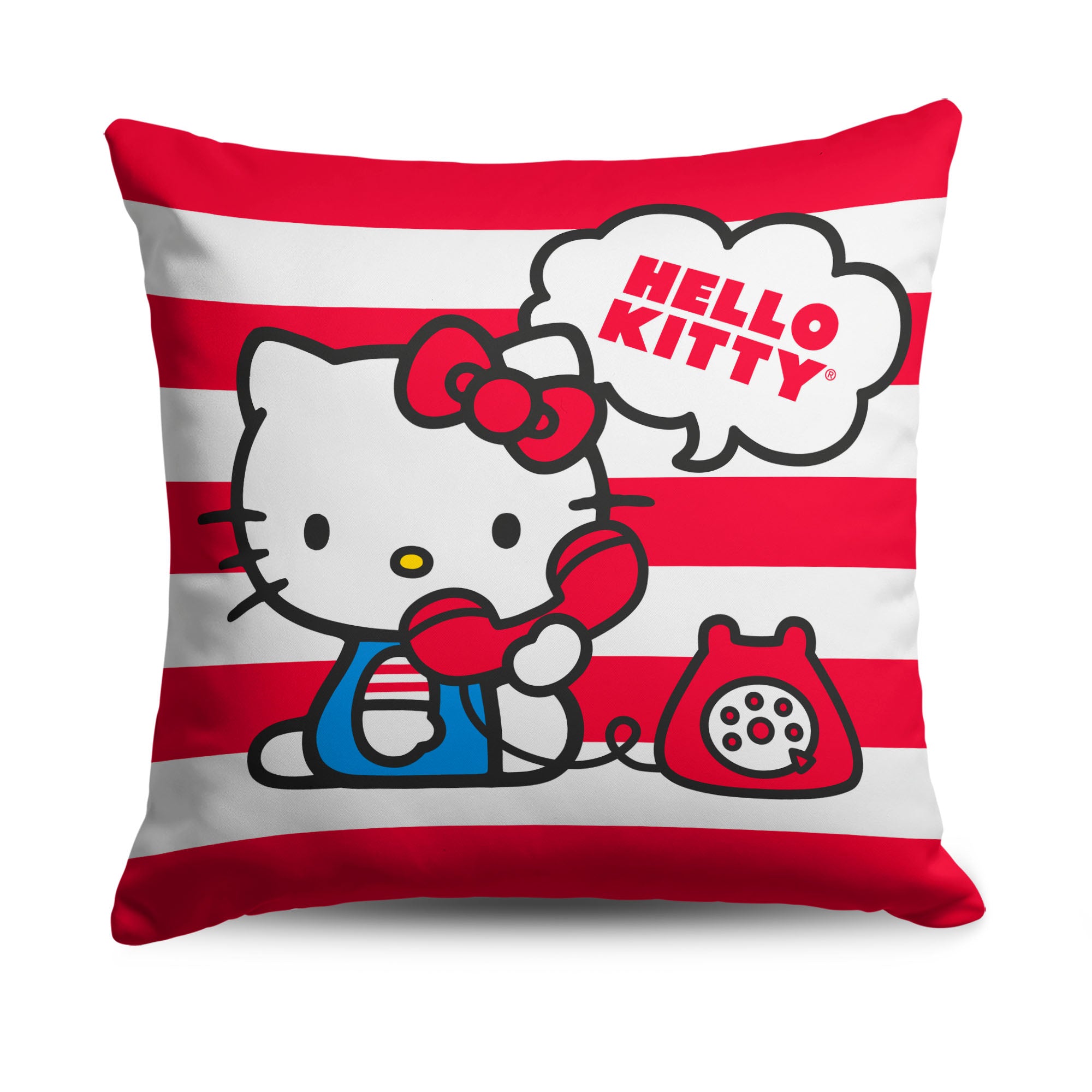 Sanrio Hello Kitty Retro Chat Throw Pillow 18X18