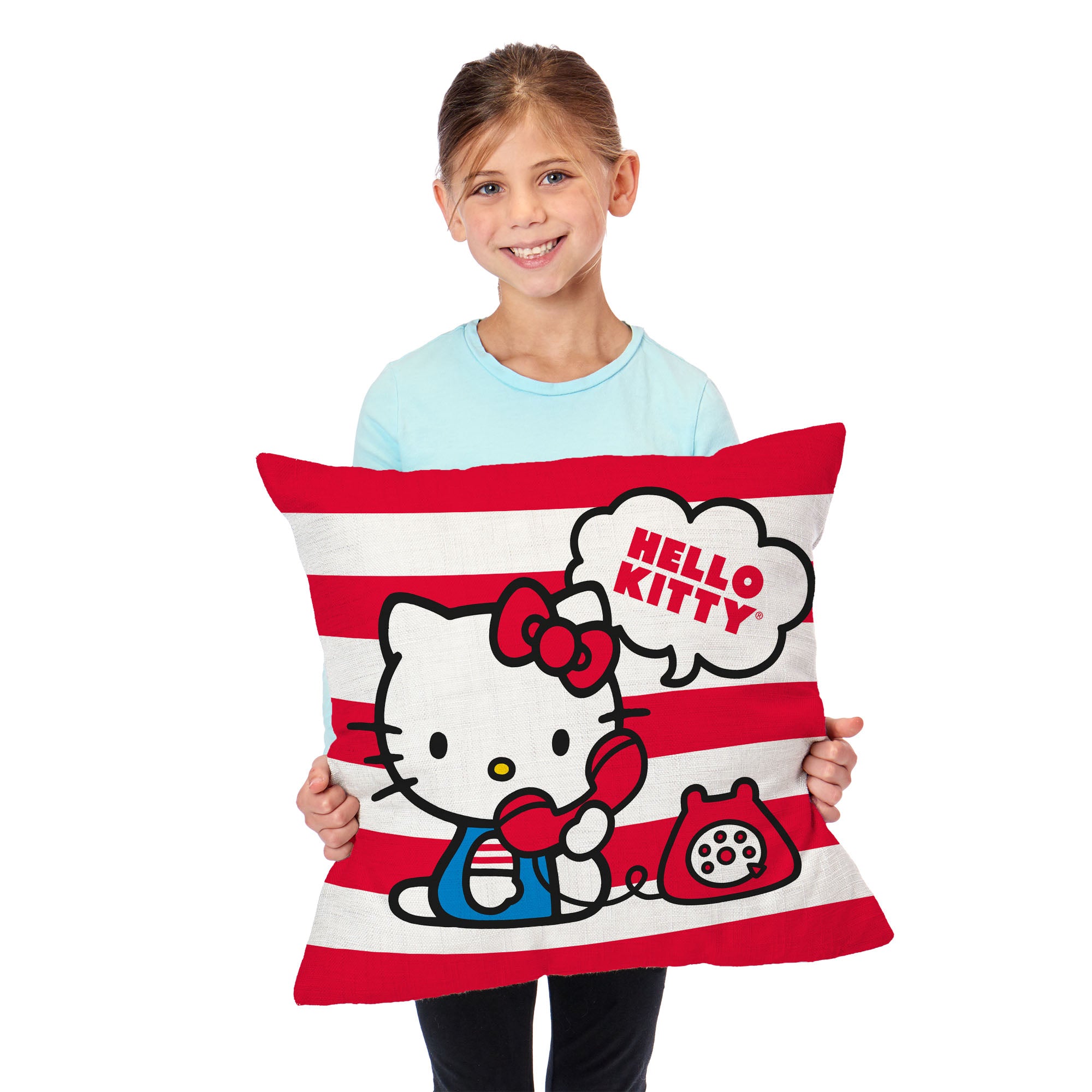 Sanrio Hello Kitty Retro Chat Throw Pillow 18X18