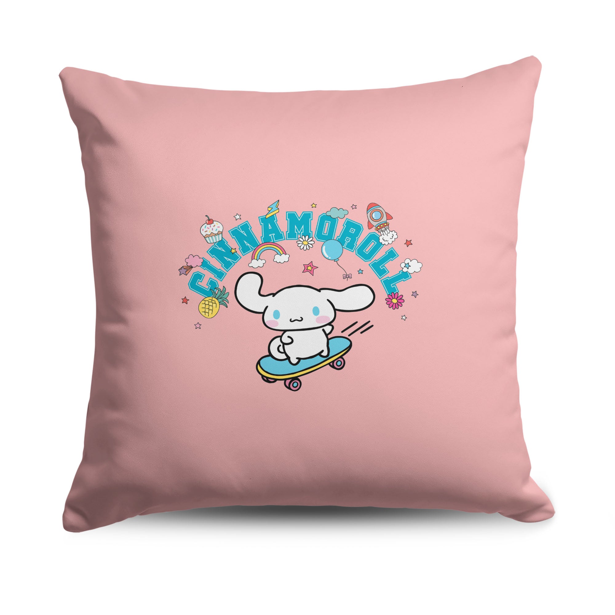 Sanrio Cinnamoroll Zooming Throw Pillow 18X18