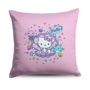 Sanrio Hello Kitty Seashell Kitty Throw Pillow 18X18